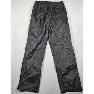 Vintage REI Rain Pants Mens XL Black Gore-Tex Waterproof Adjustable Zip Ankle